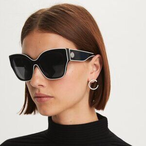 Tory Burch MILLER OVERSIZED BUTTERFLY SUNGLASSES